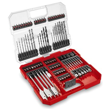 

EINHELL XL-CASE Kompletní sada vrtáků, bitů a nástrčných klíčů, 95ks, 49108788