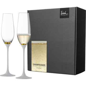 

Eisch Champagne Exclusiv na šampaňské 210 ml, zlato-bílá, 2 ks