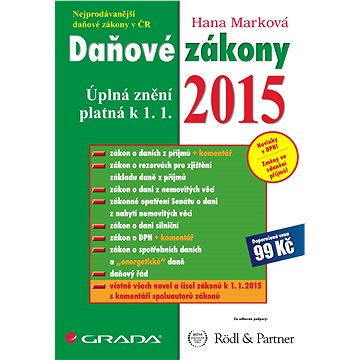 

Daňové zákony 2015