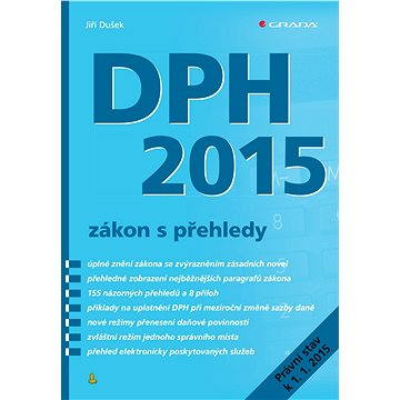

DPH 2015 - zákon s přehledy