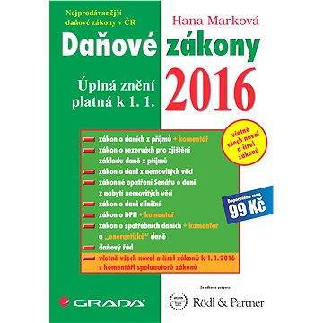 

Daňové zákony 2016