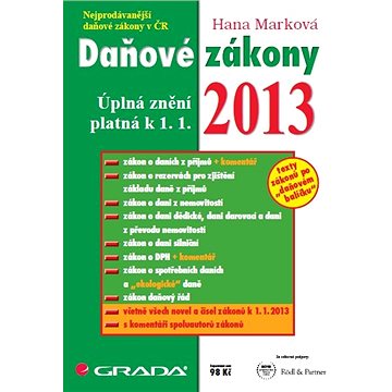 

Daňové zákony 2013