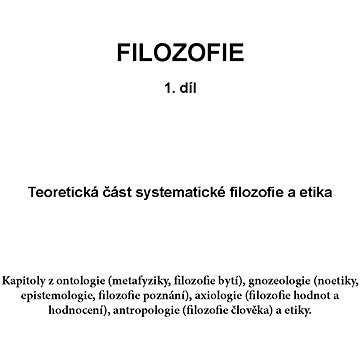 

FILOSOFIE - 1. díl