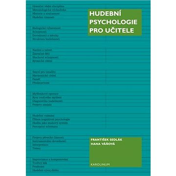 

Hudební psychologie pro učitele
