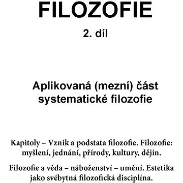 

Filosofie 2. díl