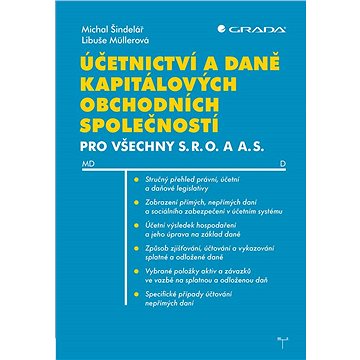 

Účetnictví a daně kapitálových obchodních společností