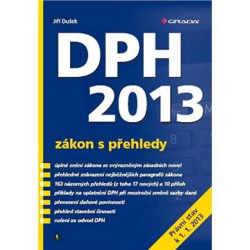 

DPH 2013 - zákon s přehledy