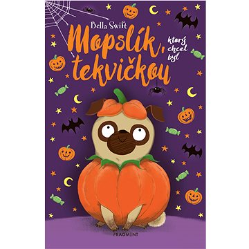 

Mopslík, ktorý chcel byť tekvičkou
