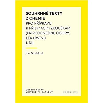 

Souhrnné texty z chemie pro přípravu k přijímacím zkouškám I. díl