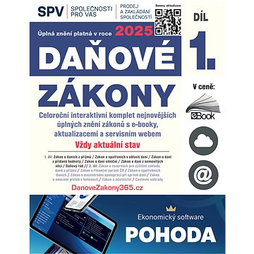 

Daňové zákony 2025 XXL ProFi (Díl 1., právní stav 1. 1. 2025)