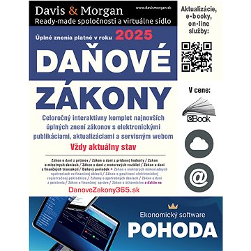 

Daňové zákony 2025 SR XXL ProFi