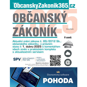 

Občanský zákoník 2025 s úvodním komentářem změn