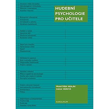 

Hudební psychologie pro učitele