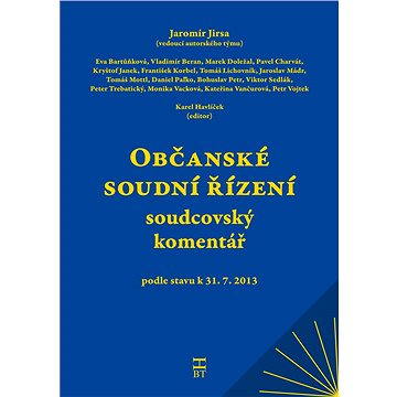 

Občanské soudní řízení - soudcovský komentář