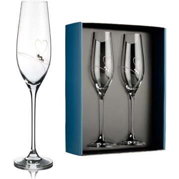

Element Sklenice na šampaňské Aphrodite s krystaly Swarovski 210 ml 2 ks