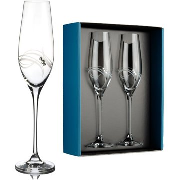 

Element Sklenice na šampaňské Apollo s krystaly Swarovski 210 ml 2 ks