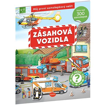

Ella&Max Můj první samolepkový sešit, Zásahová vozidla