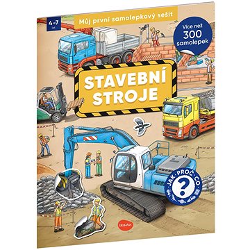 

Ella&Max Můj první samolepkový sešit, Stavební stroje