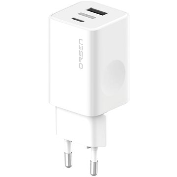 Eloop Orsen GaN 45W Charger USB-A + USB-C White - Nabíječka do sítě