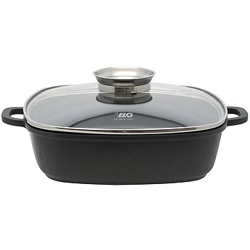 

ELO Alucast Pekáč se skleněnou poklicí a aroma úchytem 28 × 28 cm