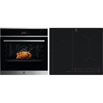 

ELECTROLUX 700 SteamCrisp EOC8P39WX + ELECTROLUX 700 SaphirMatt EIS62453IZ