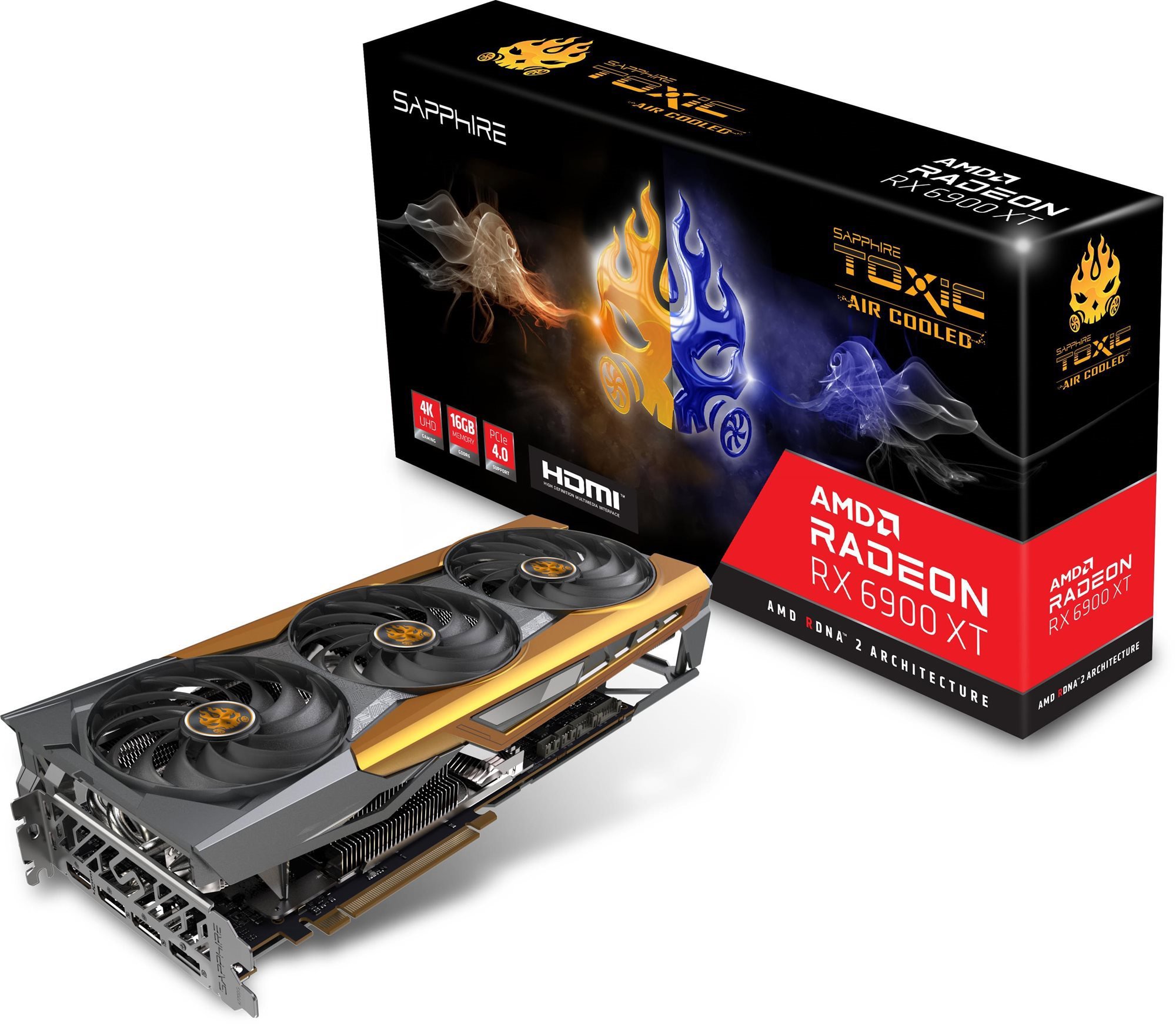 Repasované - SAPPHIRE TOXIC Radeon RX 6900 XT Air Cooled 16G