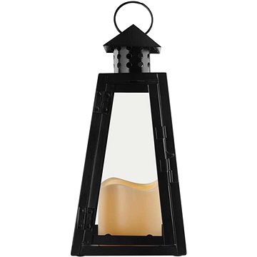 

EMOS LED lucerna černá, hranatá, 26,5 cm, 3x AAA, vnitřní, vintage