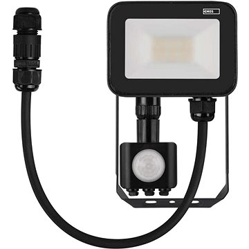 

EMOS LED reflektor PROFI s pohybovým čidlem, 10W neutrální bílá