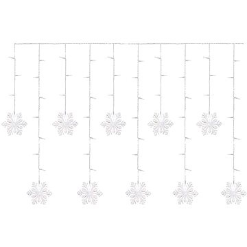 

EMOS LED vánoční závěs – vločky, 135x50 cm, vnitřní, studená bílá
