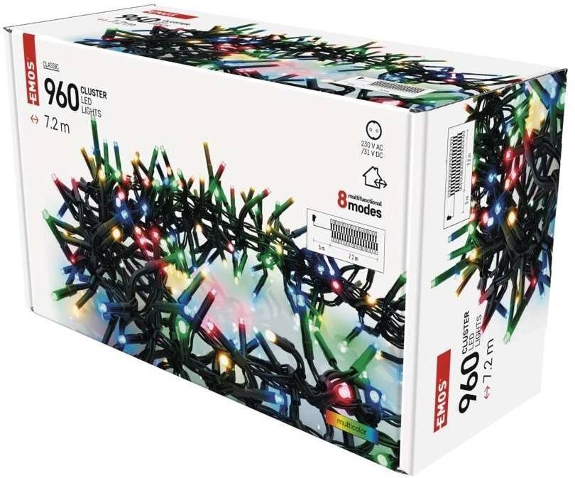 

EMOS LED vánoční řetěz – ježek, 7,2 m, venkovní i vnitřní, multicolor, programy