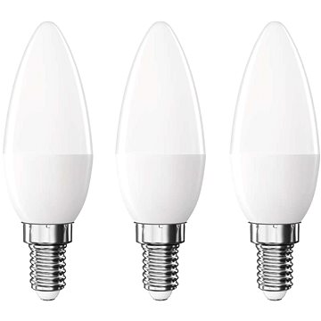 

EMOS Classic svíčka, E14, 4,2 W (40 W), 470 lm, teplá bílá, 3 ks