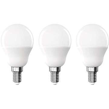 

EMOS Classic Mini Globe, E14, 4,2 W (40 W), 470 lm, teplá bílá, 3 ks