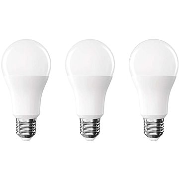 

EMOS Classic A60, E27, 13 W (100 W), 1521 lm, teplá bílá, 3 ks