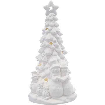 

EMOS LED keramický stromeček se sněhuláky, 33.5 cm, 2x AA, vnitřní, teplá bílá