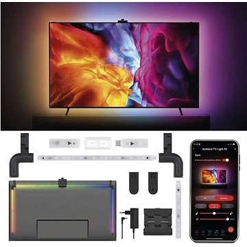 

EMOS GoSmart Ambientní LED RGB osvětlení za TV 55“ (139 cm)
