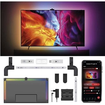 

EMOS GoSmart Ambientní LED RGB osvětlení za TV 75“ (189 cm)