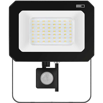 

EMOS LED reflektor SIMPO s pohybovým čidlem, 50 W, černý, neutrální bílá