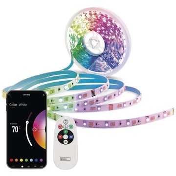 

EMOS GoSmart Wi-Fi 5 m, 21 W, 1400 lm, RGB/CCT