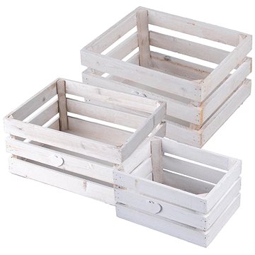 

Emocio Set bedýnek dřevo, bílá 300 × 250 × 150/250 × 200 × 130/200 × 150 × 110 mm