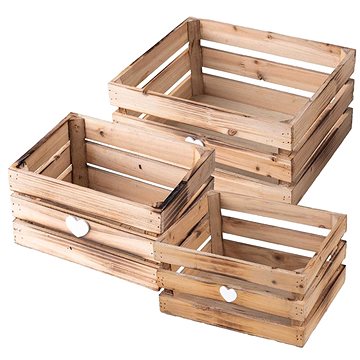 

Emocio Set bedýnek dřevo, přírodní 300 × 250 × 150/250 × 200 × 130/200 × 150 × 110 mm