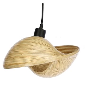 

td_lamps Bamboo Závěsné svítidlo z bambusu, 30 cm