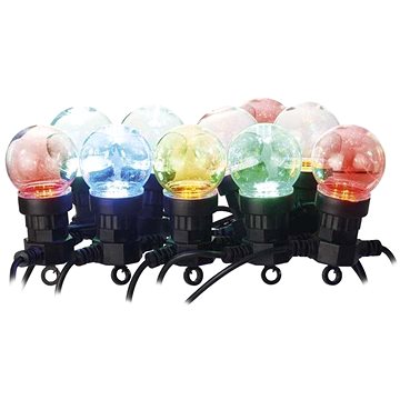 

EMOS LED světelný řetěz – 10x párty žárovky, 5 m, venkovní i vnitřní, multicolor