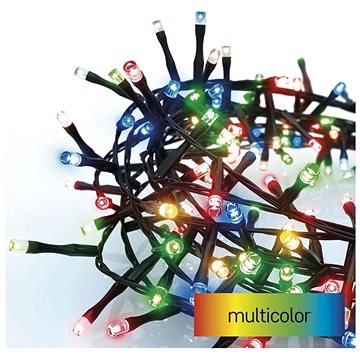 

EMOS LED vánoční řetěz – ježek, 12 m, venkovní i vnitřní, multicolor, časovač