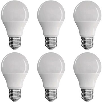 

EMOS LED žárovka Classic A60 8,5W E27 teplá bílá, 6 ks