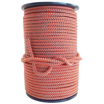 

ENPRO Lano pletené bez jádra PPV 8 mm, 100 m, oranžovo-šedé