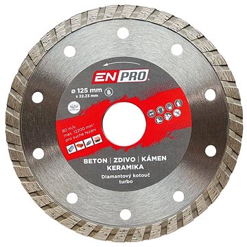 

Enpro Kotouč diamantový Turbo 125 × 1,4 × 22,3 mm