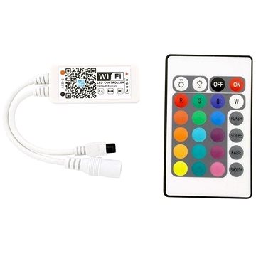 

WIFI ovladač RGB+W pásku 100W s dálkovým ovládáním