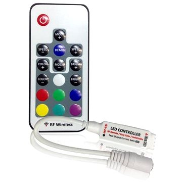 

AVIDE Ovladač RGB pásku 144W s radiofrekvenčním dálkovým ovládáním