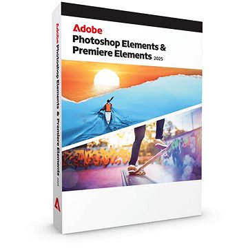 

Adobe Photoshop & Premere Elements 2025, MP, CZ, 3 roky (BOX)
