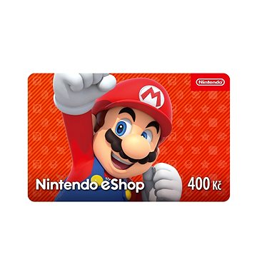 Karta na e-shop Nintendo 400Kč